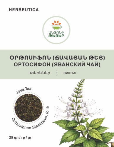 Օրթոսիֆոն (ճավայան թեյ) տերևներ